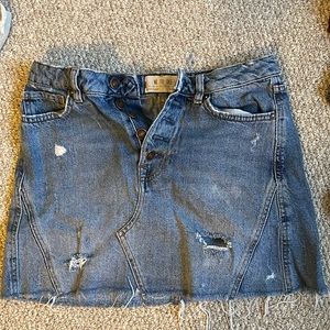 Free people Jean skirt